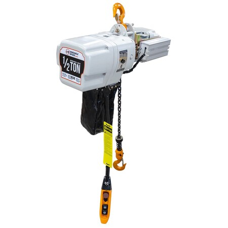 Starke Electric Chain Hoist, 1,000 lb, 15 ft, Hook Mounted, 460V STK05VS-15-460V-3PH-A
